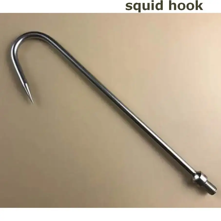 Anzuelo calamar inoxidable con tornillo M8x1.25 - cana de pesca