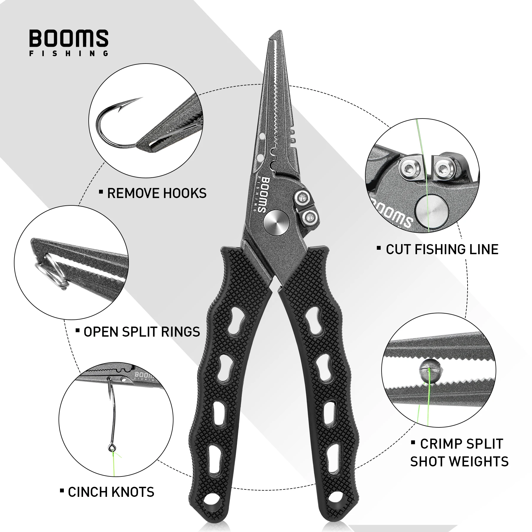 Booms Fishing G5F7 Alicates anticorrosión para pesca deportiva - imagen 2