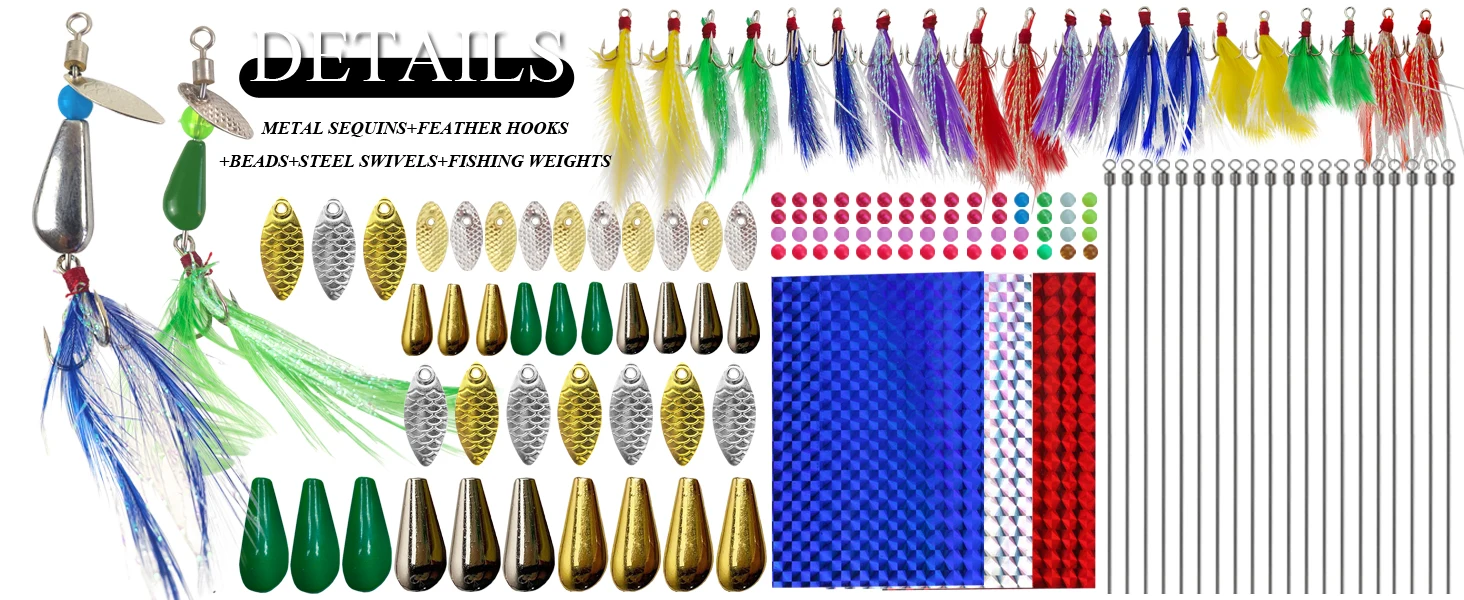 Kit DIY de spinnerbaits y componentes