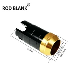 Blank de caña con gimbal aluminio para reparación DIY