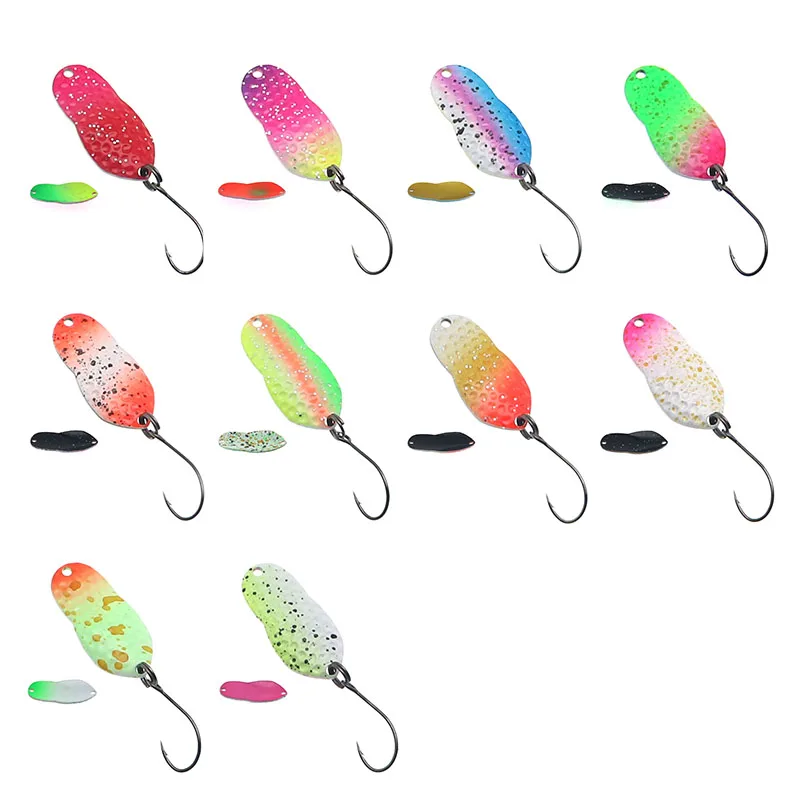 Cucharilla para Trucha Multicolor – Señuelo de Latón y Cobre - imagen 5