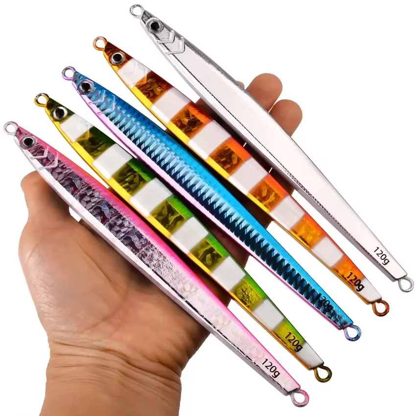 Cuchara Metálica Jigging para Pesca Larga – Hundimiento Lento - imagen 5