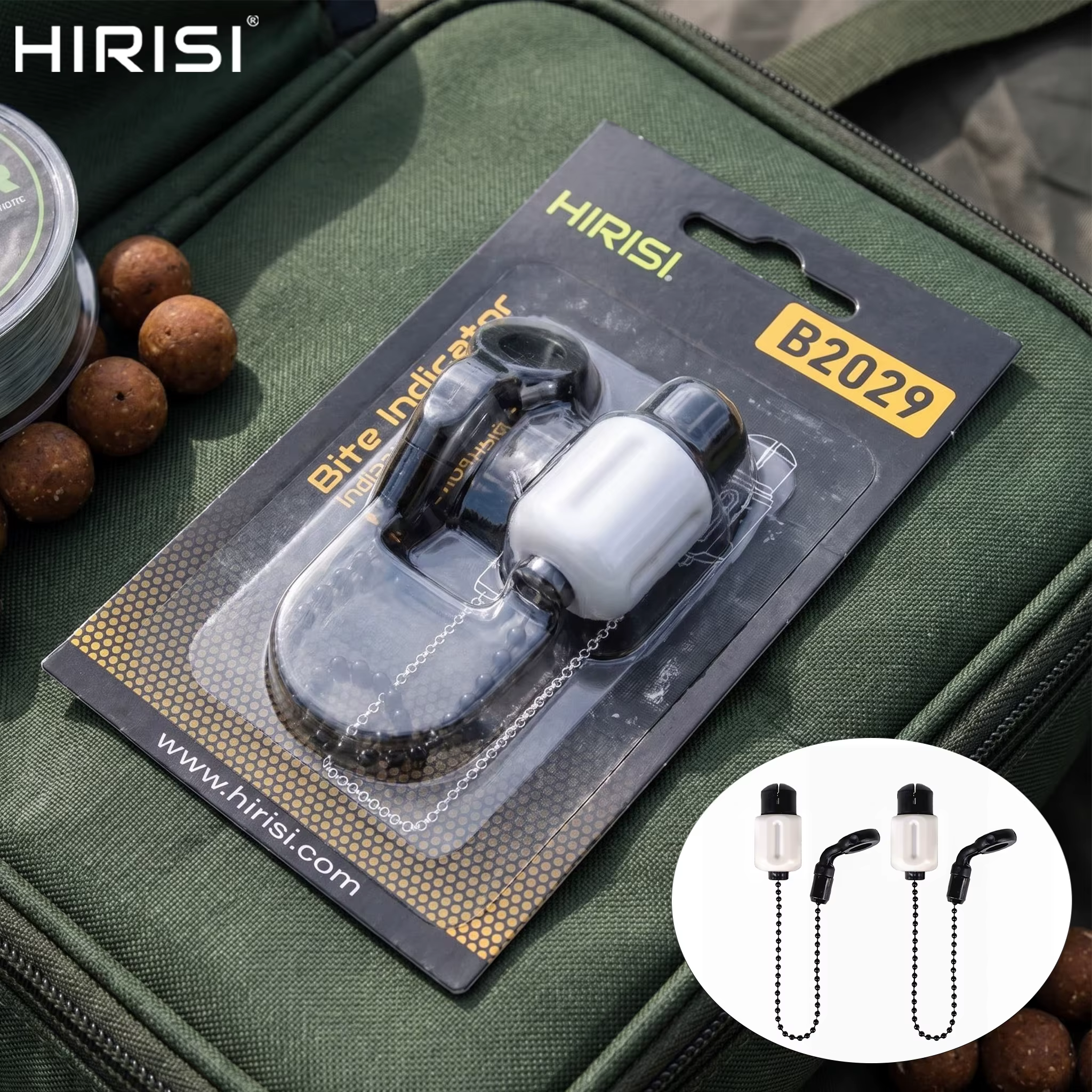Hirisi Cadena de Latón para Pesca de Carpa con Swinger indicador - imagen 4