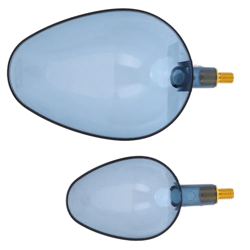 Cucharas de pesca en material ABS translúcido azul oscuro