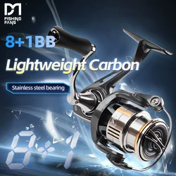 Carrete Spinning FISHINGFANS Carbono – Resistente al agua salada