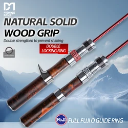 Caña ultraligera de carbono FishingFans ORCA con guías FUJI
