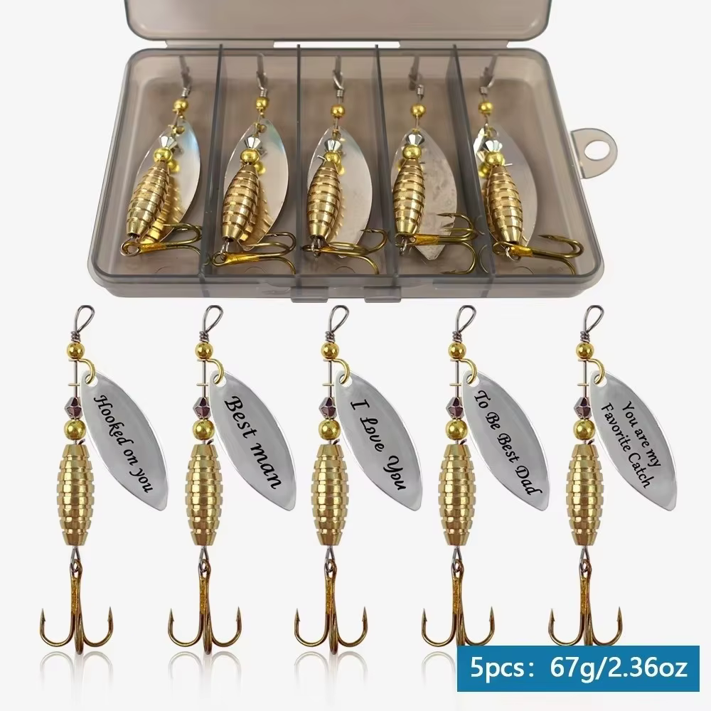 Colección de Señuelos de Pesca de Metal para Lubina - imagen 2