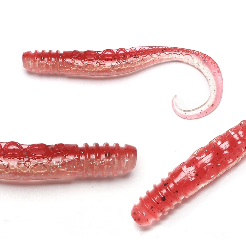 HAIMALUO Pulpo 90mm – Señuelo vinilo con cola realista - imagen 4