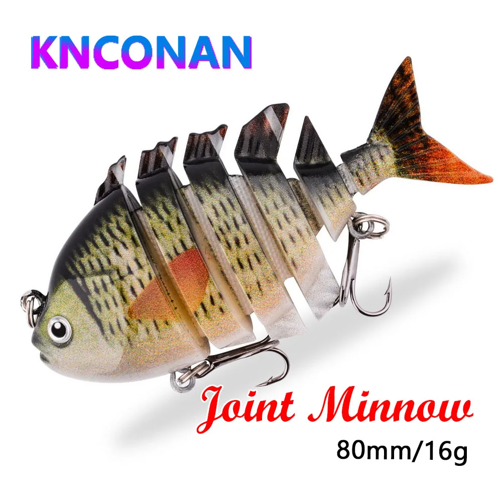 Señuelo Lubina Multiarticulado Tilapia con Anzuelo Triple - imagen 3