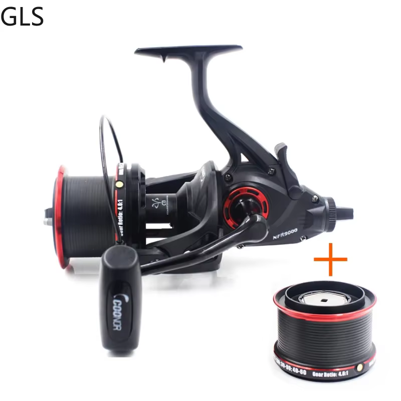 Carrete NFR 9000 para carpa – 4,6:1 + carrete repuesto