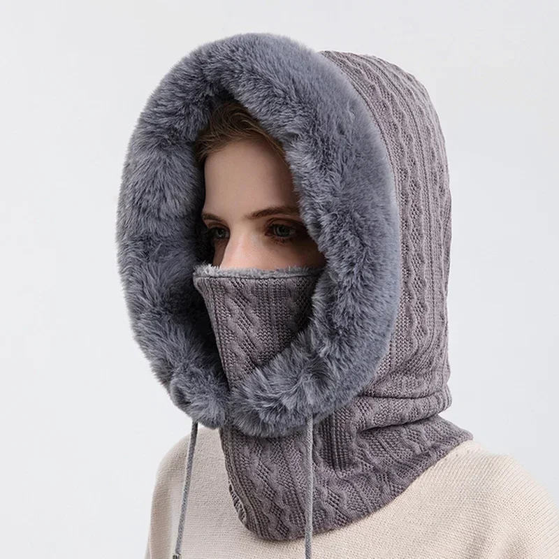 Diseño de invierno con cobertura en la zona de la cara