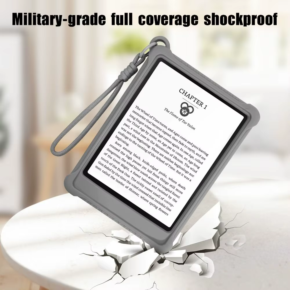 Funda Silicona Protectora Kindle Paperwhite 2024 – Correa 7 Pulgadas Colorsoft