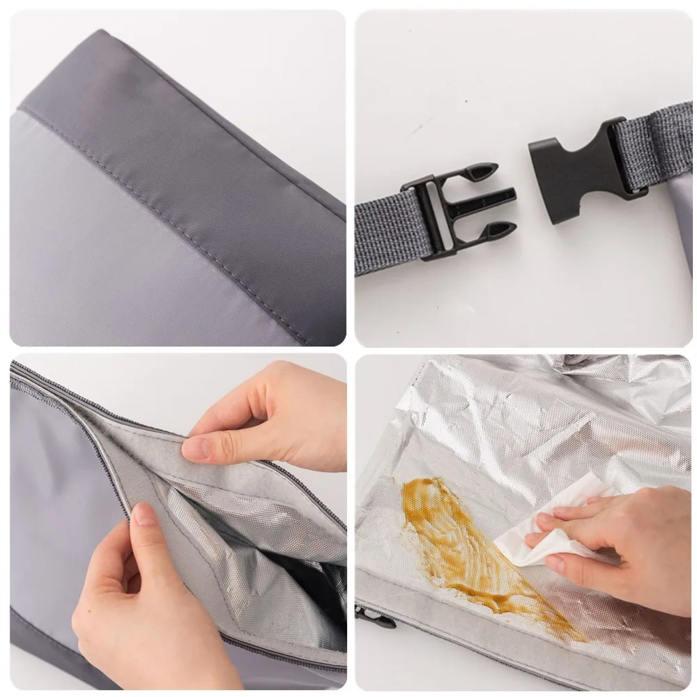 Bolsa térmica con modo de transporte