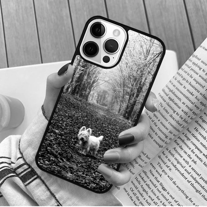 Vista trasera funda West Highland Terrier
