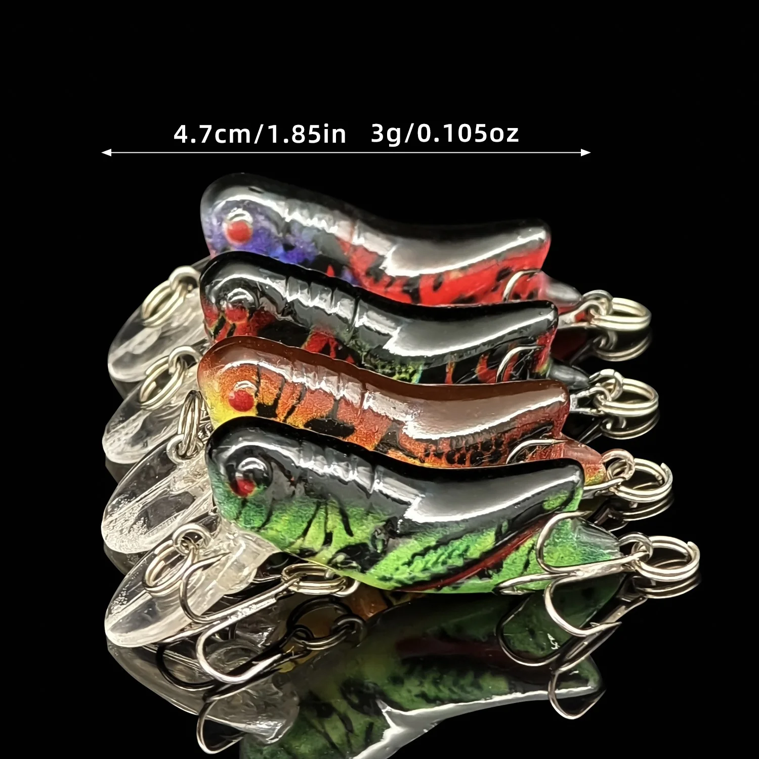 ANFS Kit de señuelos realistas para pesca en agua dulce y salada - imagen 5