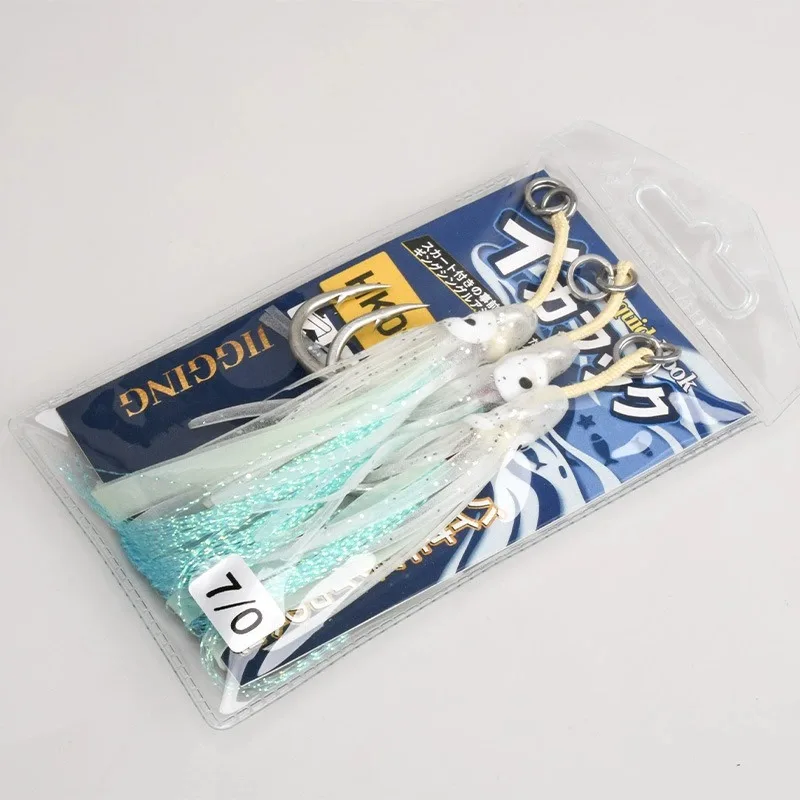 Anzuelos jig head luminosos para calamar y pulpo – slow jigging - imagen 2