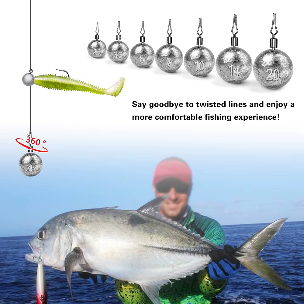 Proberos Plomos Redondos para Pesca de Fondo - imagen 3