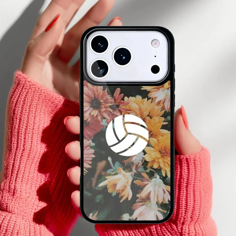Funda de voleibol para iPhone vista frontal