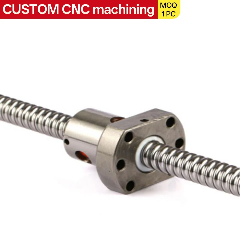 Tornillos de bolas de transmisión CNC de precisión con tuerca