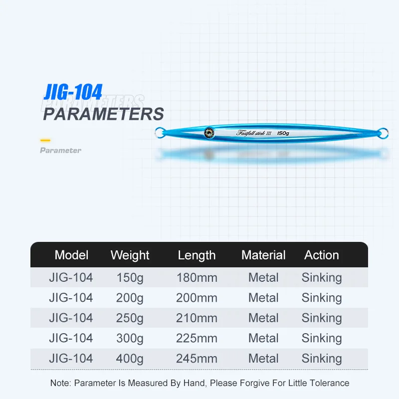 Jig TEASER J104 Jigging Master – Plantilla metal para vinilo - imagen 2