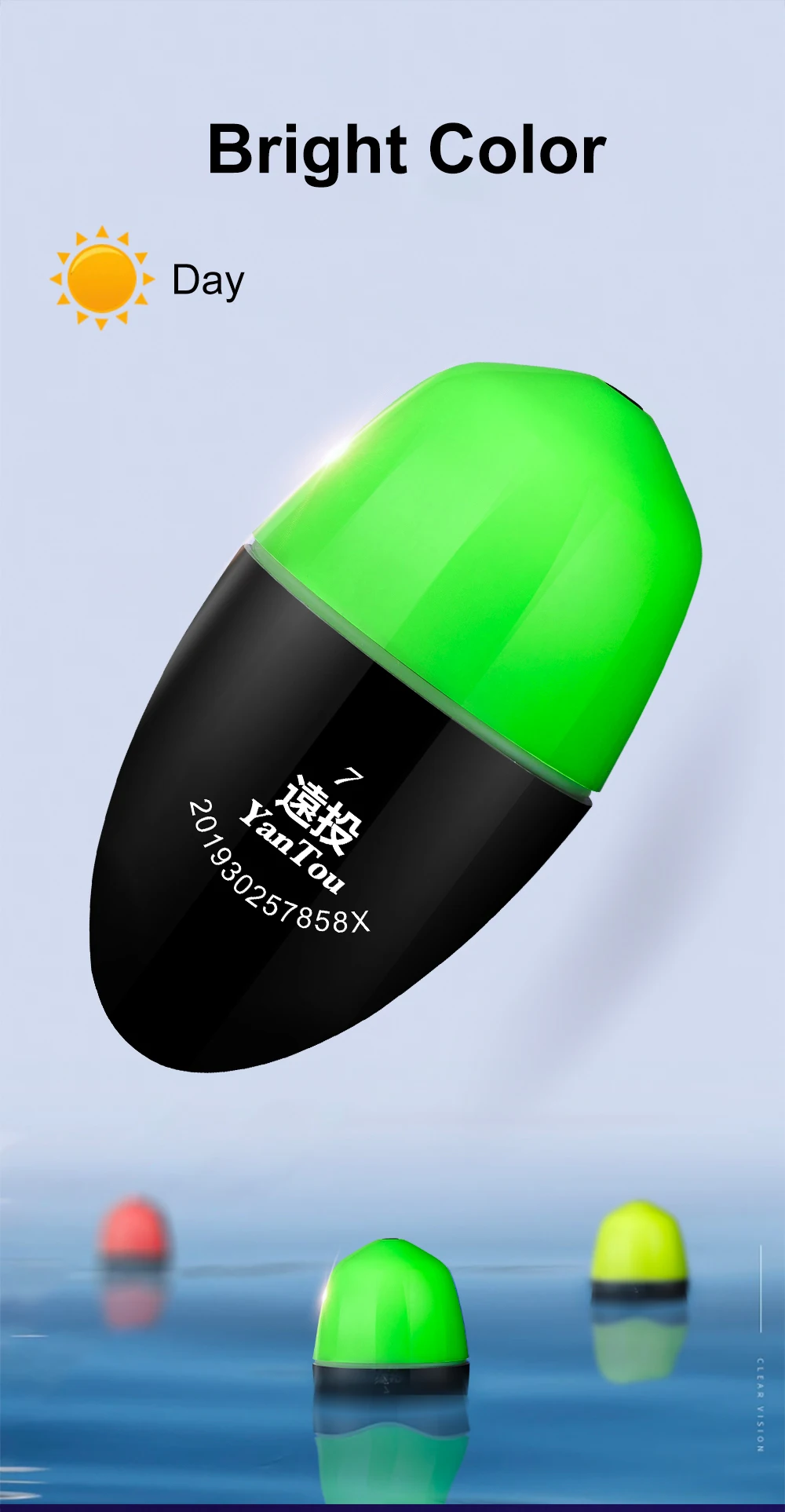 Luz de doble color en funcionamiento