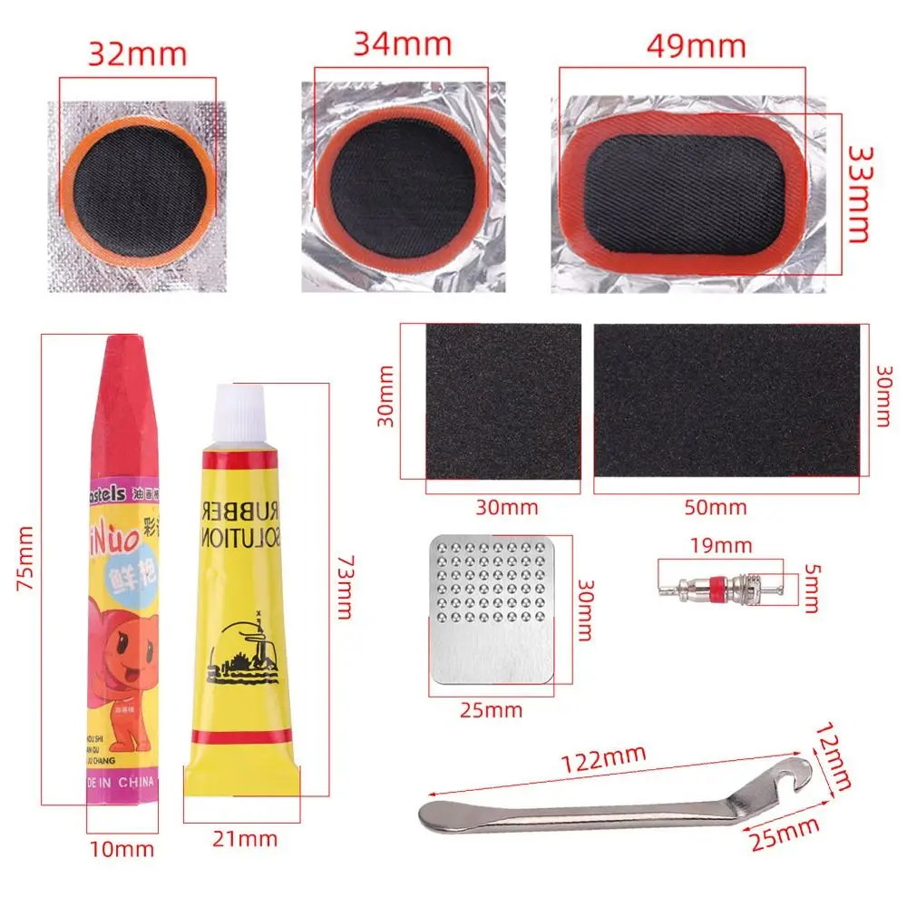 Kit de reparación para pinchazos en bicicleta