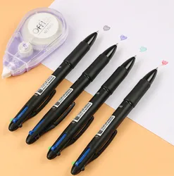 Bolígrafo multicolor 0,7mm tinta para escritura escolar: negro, azul, rojo, verde