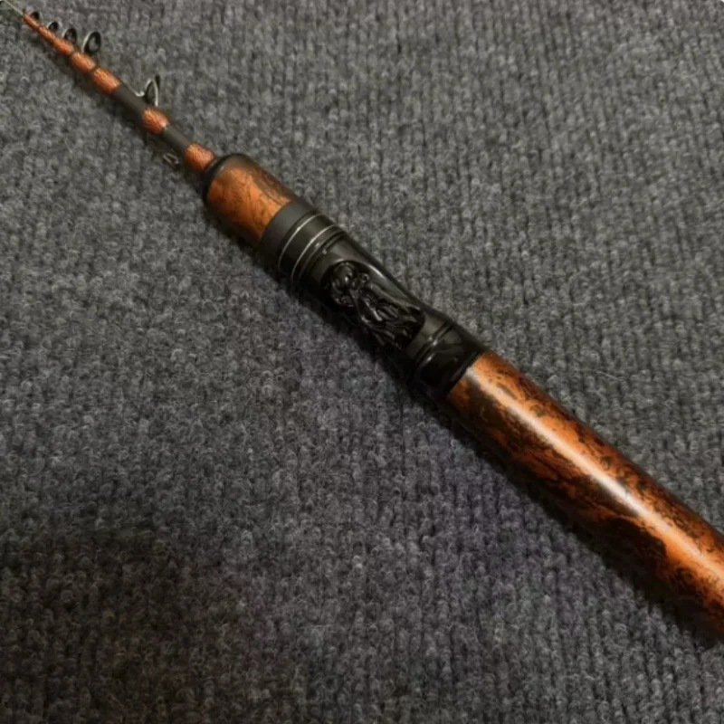 Caña telescópica carbono ultraligera para pesca de viaje - imagen 3