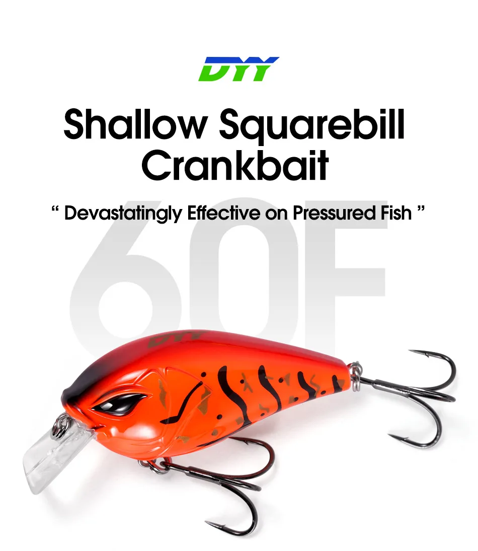 Señuelo DYY Squarebill vista general