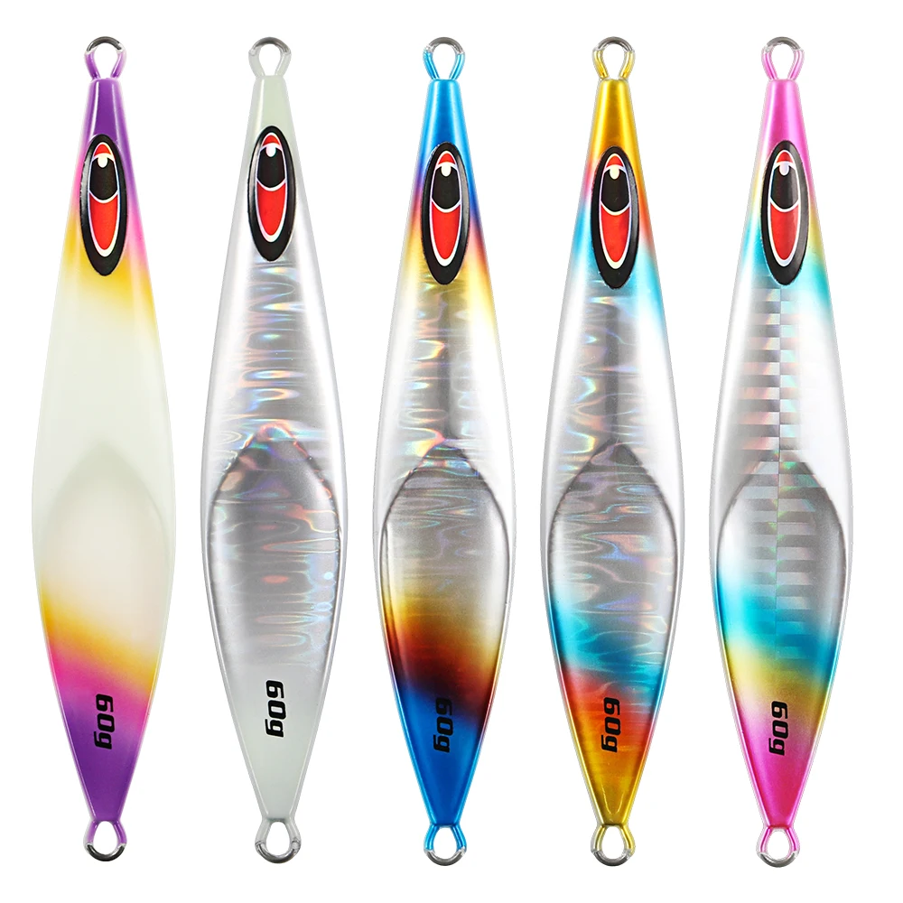 Opciones de peso del slow jig en metal