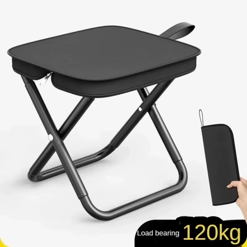 Silla plegable de pesca ultraligera - taburete portátil para exterior - imagen 4
