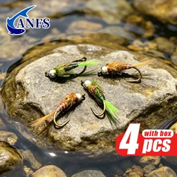 ANFS Moscas ninfa de hundimiento rápido atadas a mano
