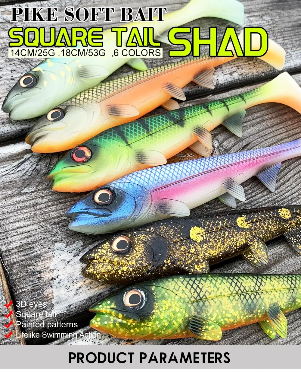 Señuelo Spinpoler Bombshad vista frontal