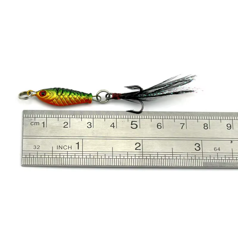 Micro Jig de Plomo – Señuelo Pez para Pesca Agua Dulce en Lagos - imagen 4