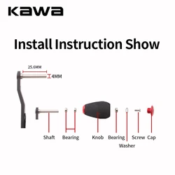 Mango Baitcasting Carbón EVA 90mm Kawa