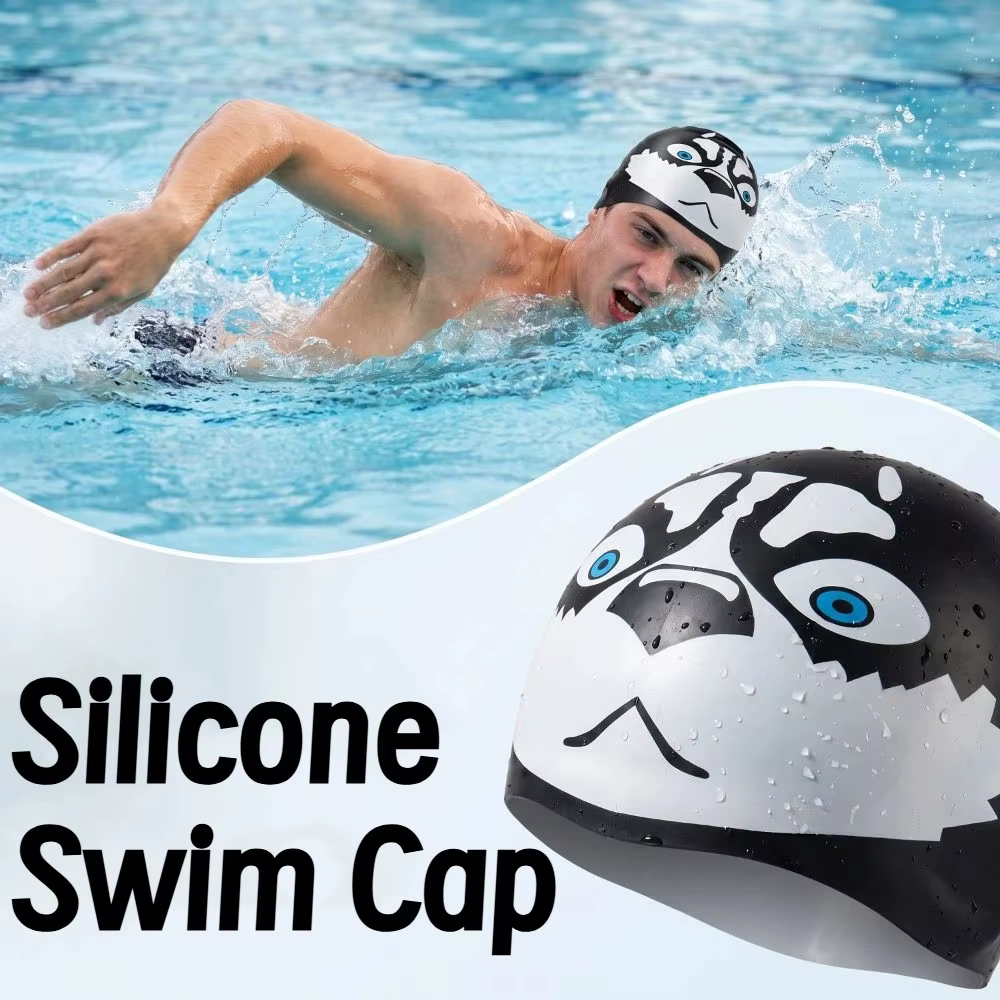 Gorro Natación Silicona Diseño Perro Antideslizante - imagen 5