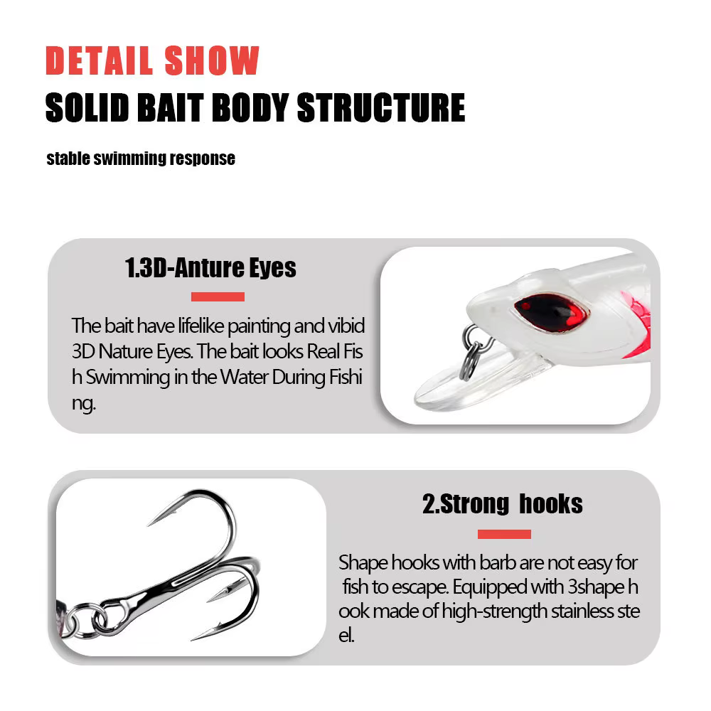 Minnow Crankbait 17g-32g – Señuelo duro para mar - imagen 5