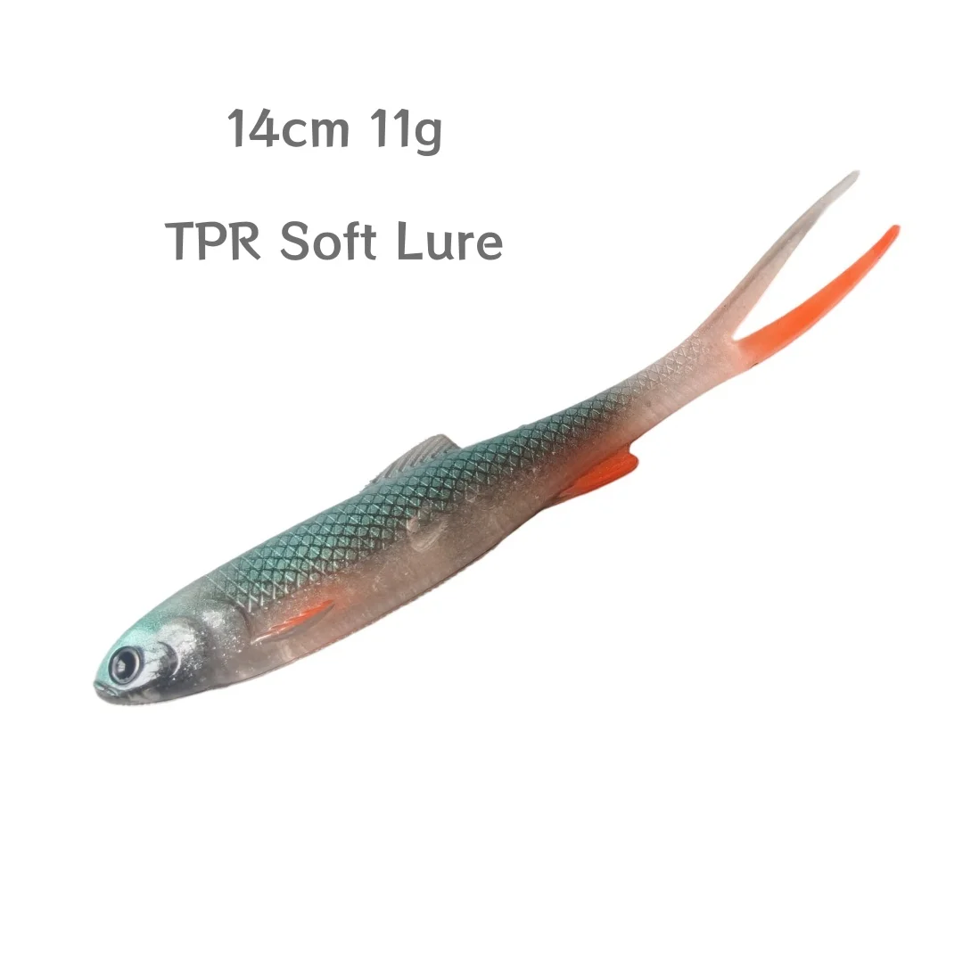 Juego de 7 señuelos de pesca Swolfy Real Shad