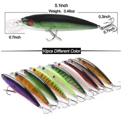 Crankbait Minnow Swimbait duro – Buceo profundo con anzuelo triple
