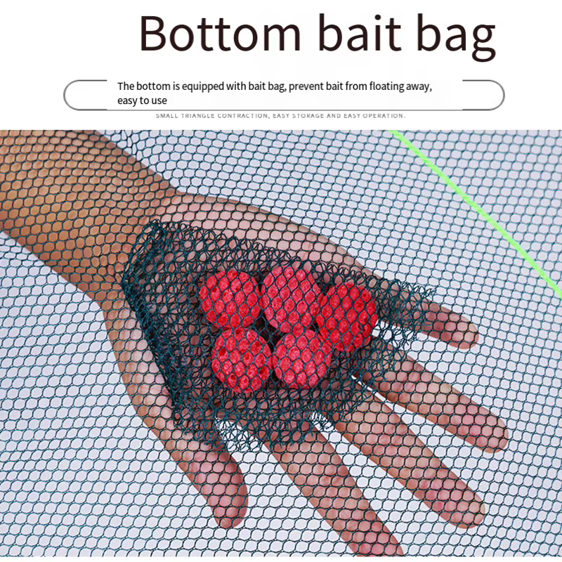 Trampa plegable para cangrejos con bolsa de cebo integrada - imagen 3
