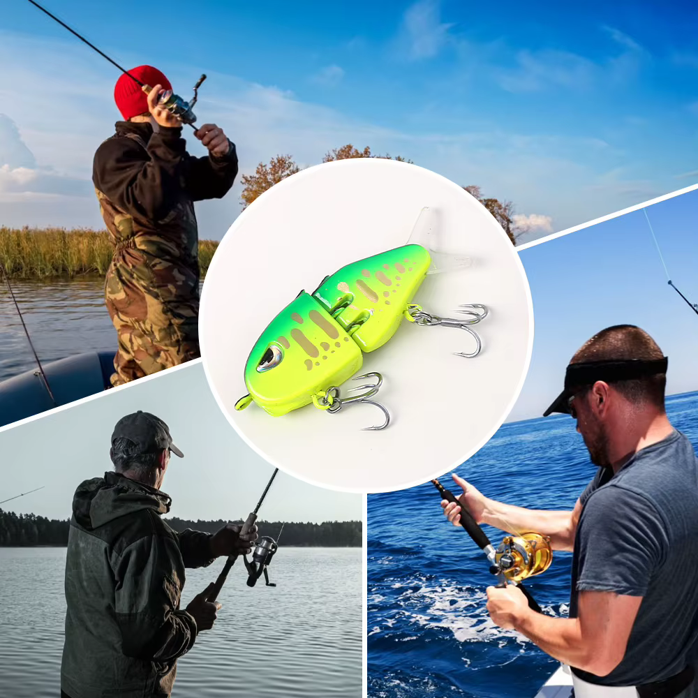 Glide Bait de hundimiento lento – Movimiento en S para lubina y trucha - imagen 4
