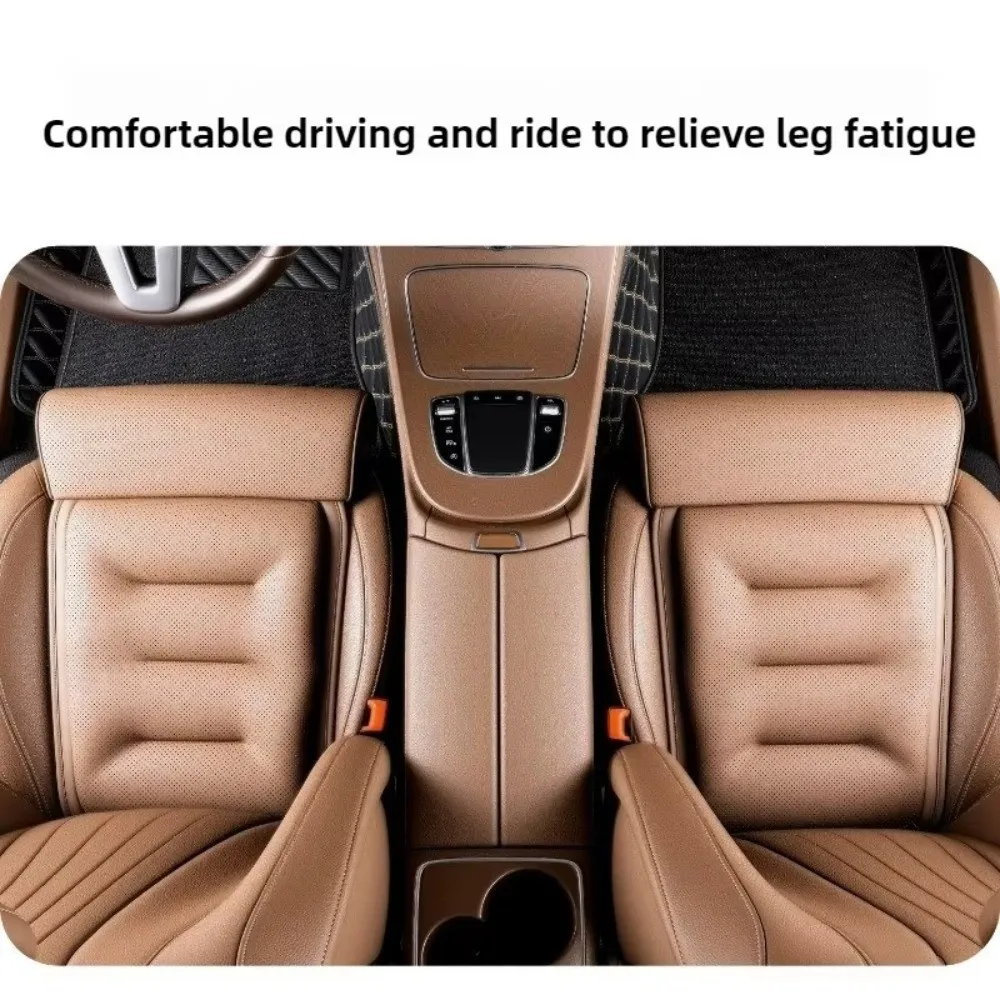 Funda de asiento de coche de gamuza con soporte piernas viscoelástico - imagen 4