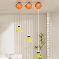 Entrenador de bádminton Rebote Retráctil Automático - Montado en pared