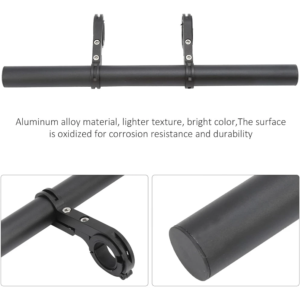 Soporte extensible para luz delantera de aluminio para manillar de bicicleta - imagen 2