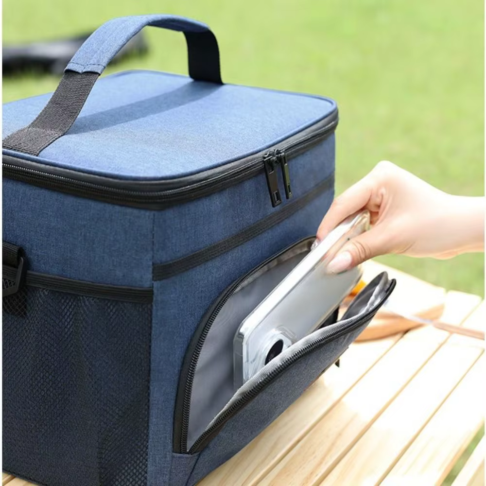 Nevera portátil doble capa impermeable asa reforzada - imagen 3