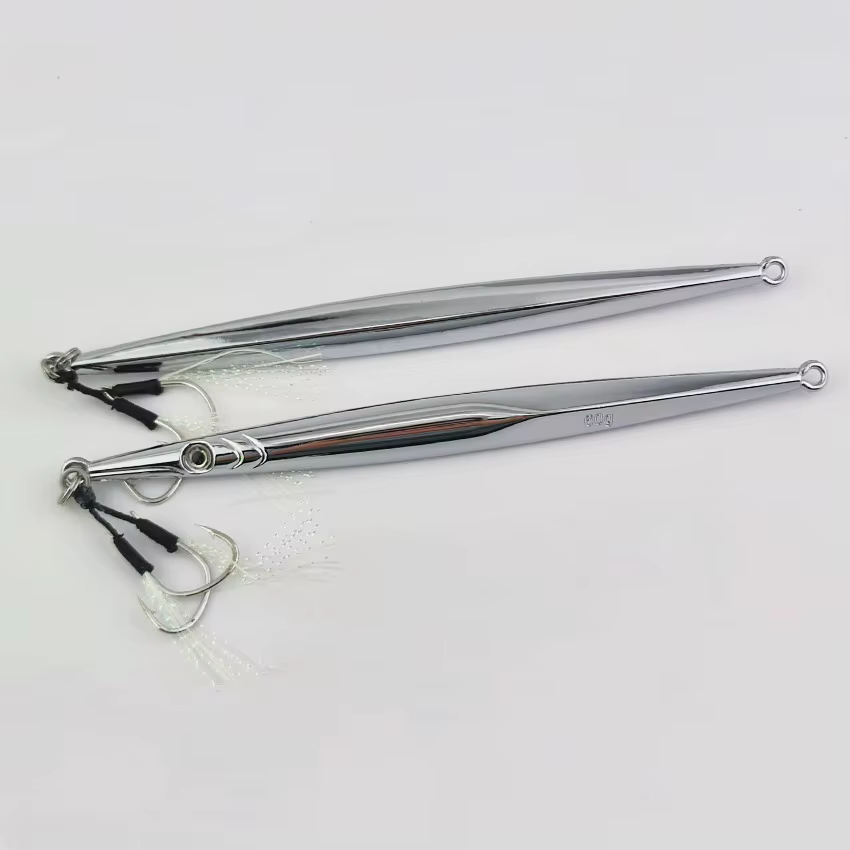 Señuelo jigging para lubina en agua salada - Jig head zinc fuerte - imagen 4