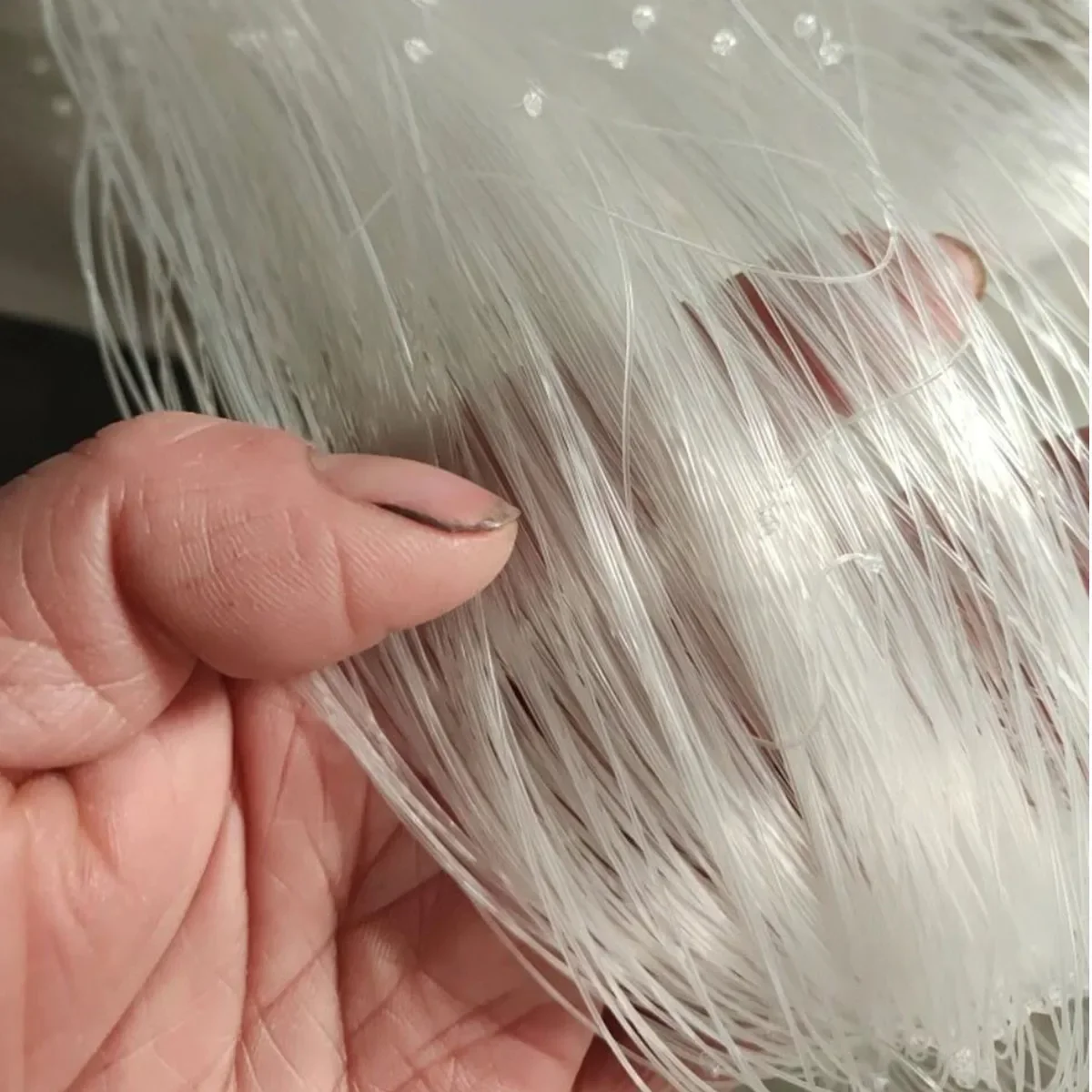 Red de pesca enmalle monofilamento nailon – Malla grande 0,4mm - imagen 2