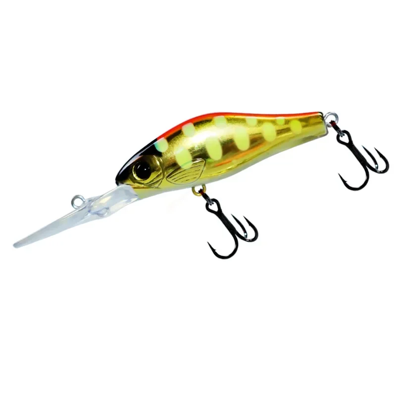 Wobbler flotante mini pececillo SwimBait de lengua larga para trucha - imagen 4