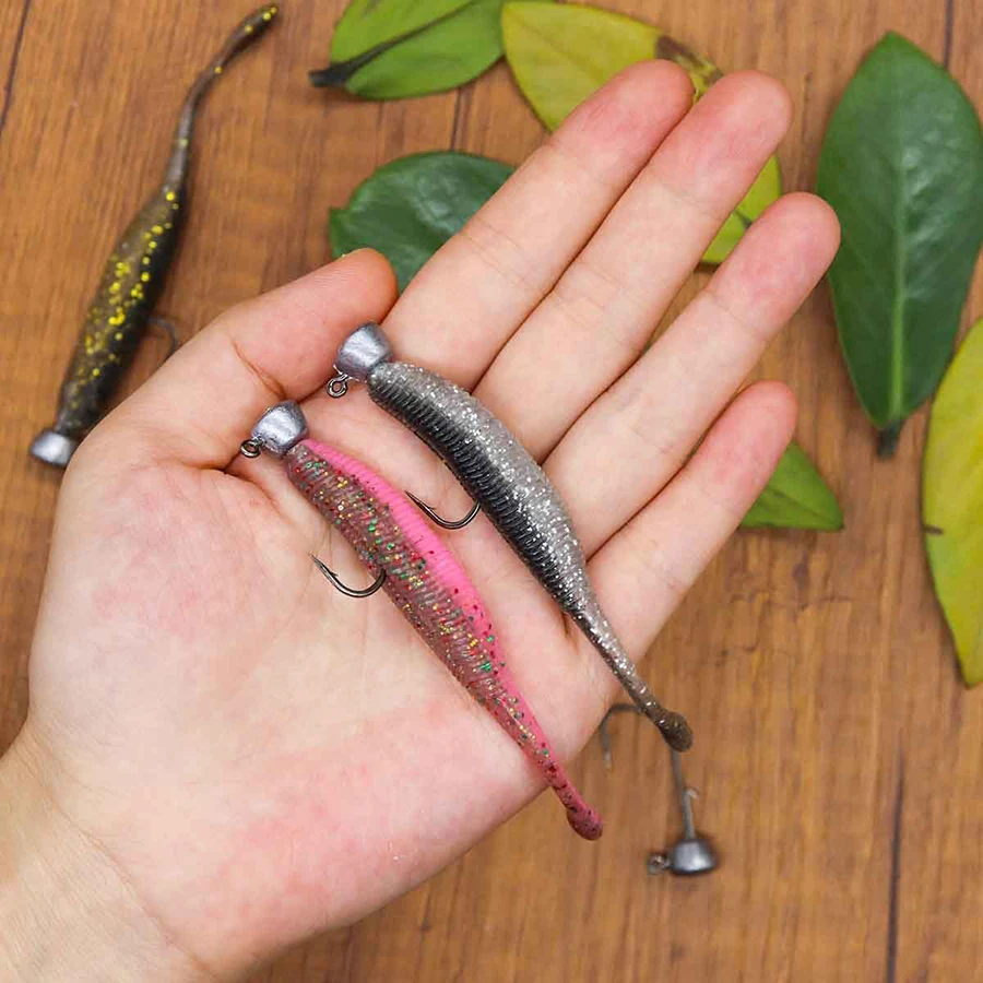 Jig Head Finesse Weedless – Cabezal de plomo seta para vinilo lubina - imagen 5