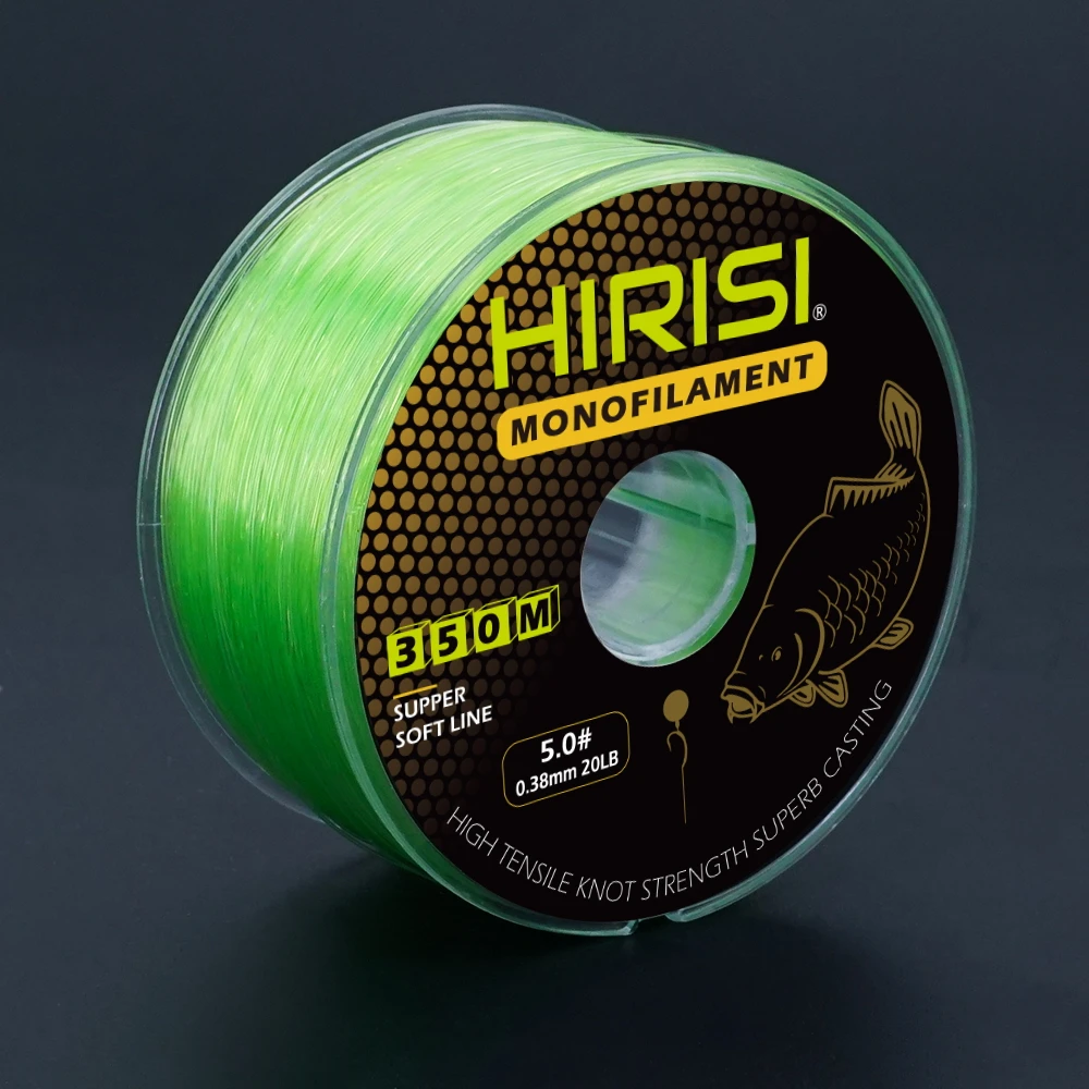 Monofilamento nylon super resistente Hirisi para pesca de carpa